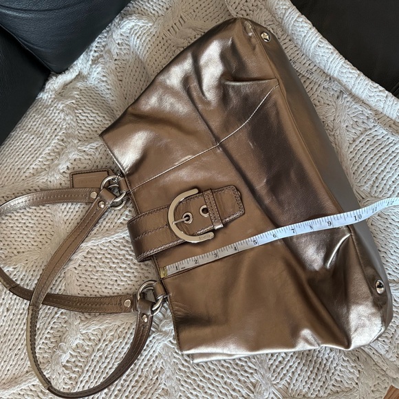 Metallic Coach Handbag - Picture 9 of 11